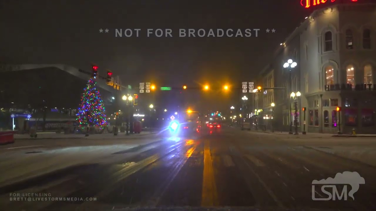 12-02-2025 Lexington, KY - Insane Snowfall Rate & Ice Kentucky