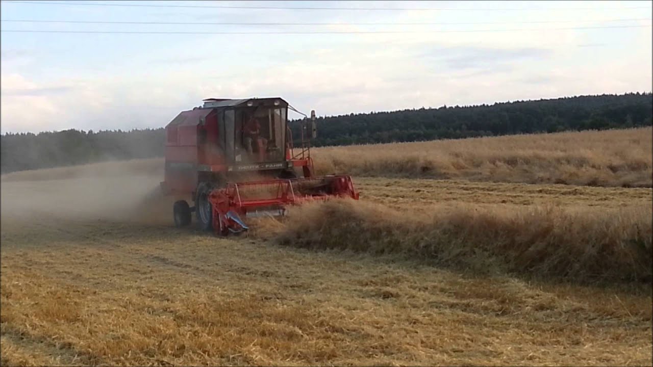 Dreschen mit dem Deutz Fahr M2385 - Ernte 2013 (Full HD)