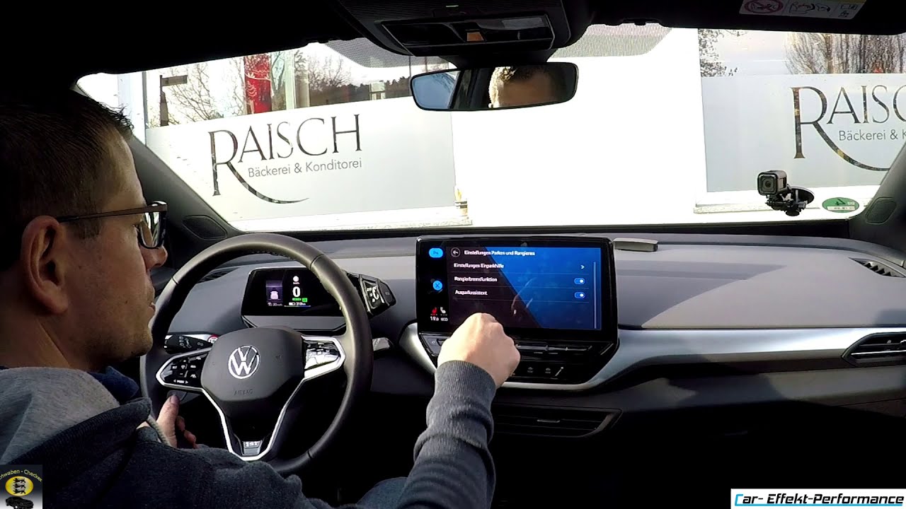 VW ID.4 Rangierassistent, Ausparkassistent, Area-View 360Grad Kamera, Emergency Assist. Test & Drive