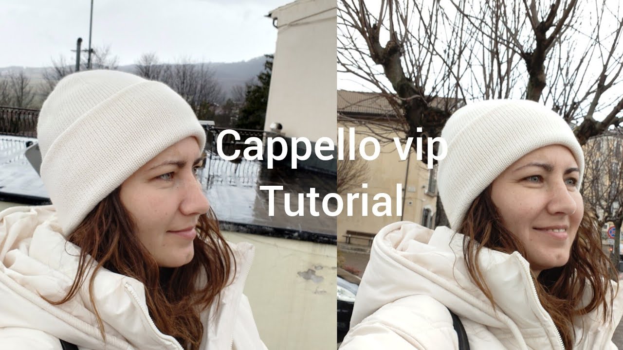 Cappello vip/ Tutorial cappello 2 strati 