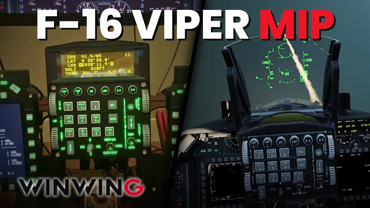 WinWing F16 Viper ICP & MFD Setup Tutorial | Digital Combat Simulator