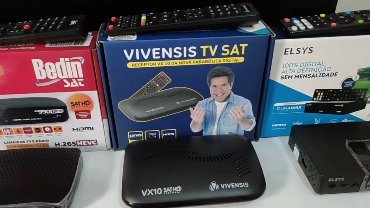 Qual o MELHOR RECEPTOR? | VX10, B7, BS9900s, Satmax 5 | Nova Parabólica Digital D2 70w | Sky B1 43w