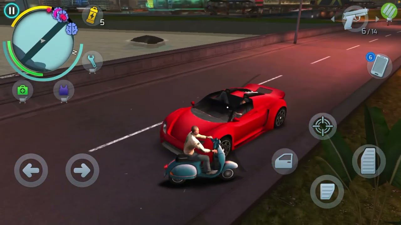 Gameplay of gangster Vegas (pt1) i made a big mistake by trying to stole the vip bike