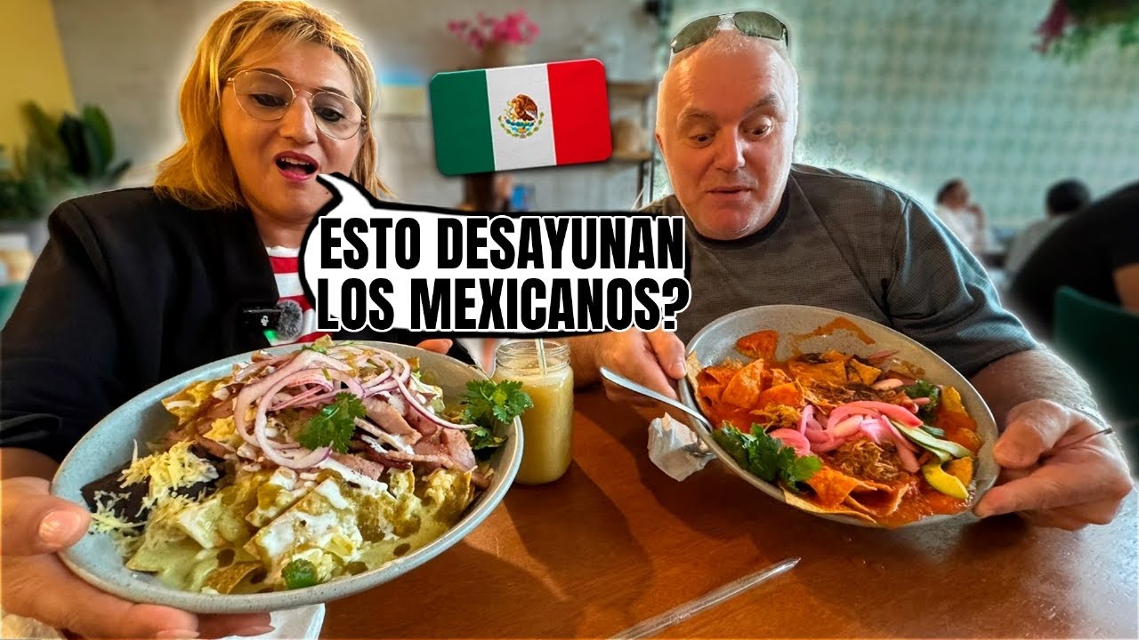 🇪🇸 MIS PAPÁS NO PUEDEN CREER QUE DESAYUNEN ESTO EN MÉXICO 😱🇲🇽 **esto es demasiado!!!**