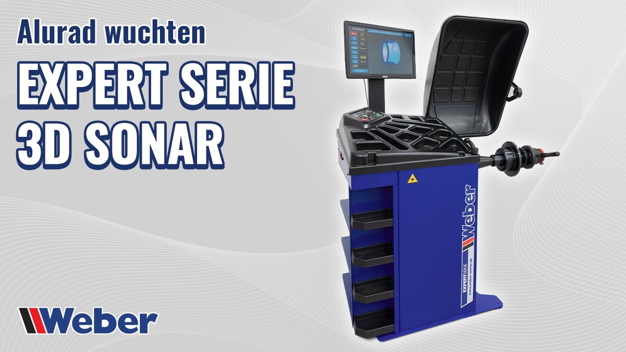 Alurad wuchten - Weber Expert Serie Präzision-3D Sonar