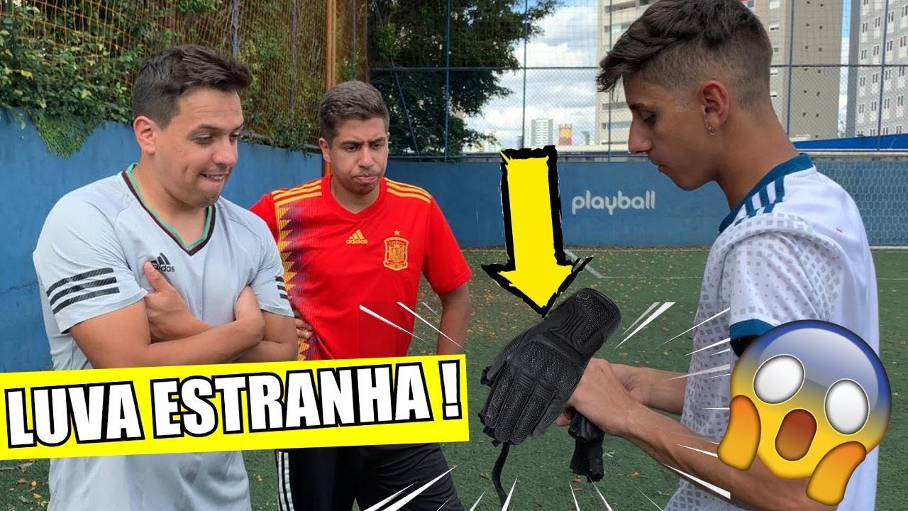 ARTHUR DESAFIOU ELES COM UMA LUVA DIFERENTE