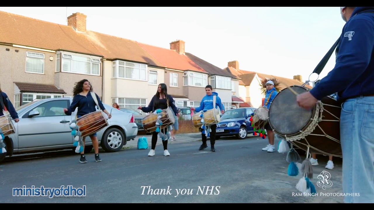 Ministry of Dhol - May 2020 - Clap for our carers and frontline staff finale - the acoustic set!