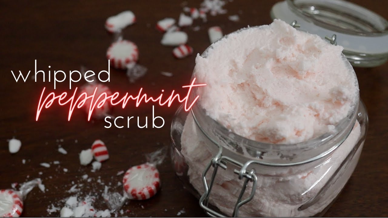 Super Moisturizing Body Scrub | DIY Whipped Peppermint Sugar Scrub