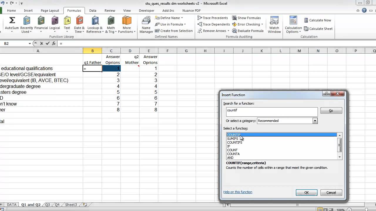 Excel и анкеты: как ввести данные и создать диаграммы.