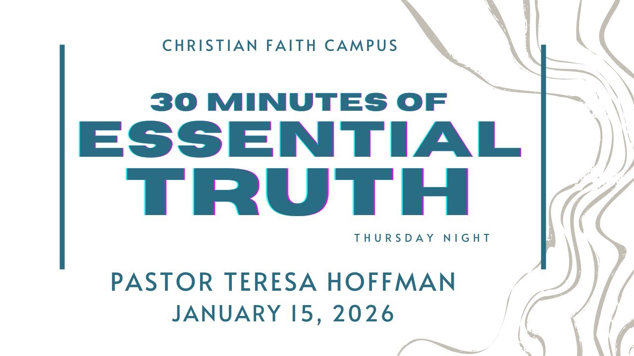 30 Minutes of Essential Truth with Pastor Teresa Hoffman - Positioned in Peace