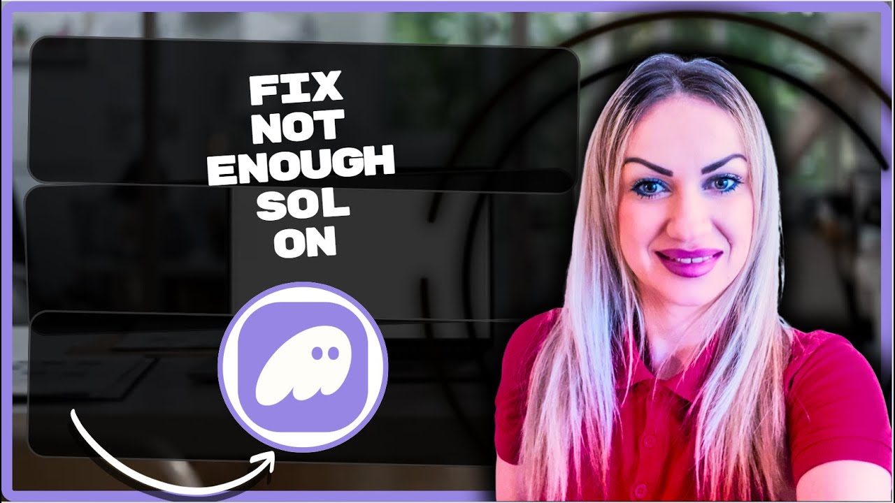 How to Fix Not Enough SOL on Phantom Wallet | Phantom Wallet Tutorial 2026