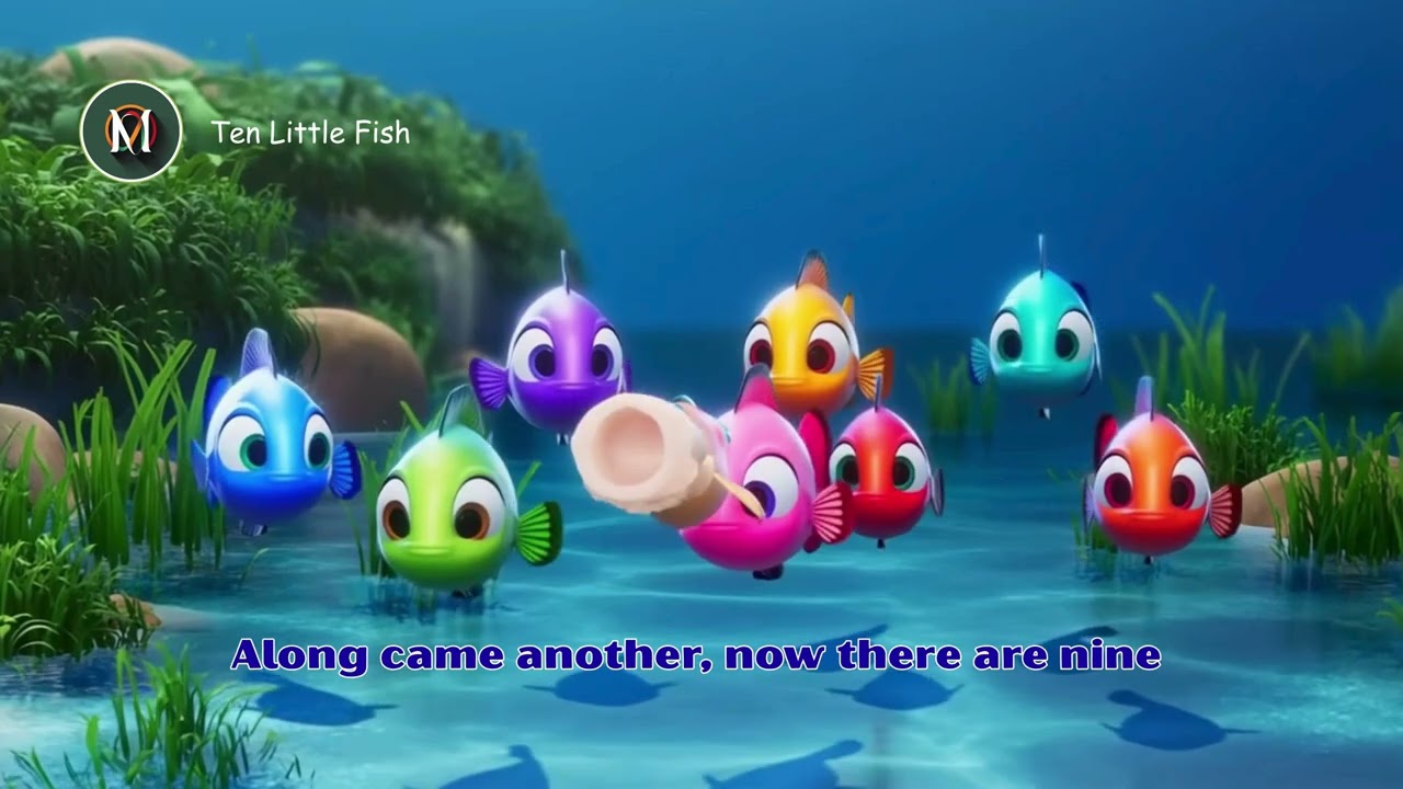 Ten Little Fish: Learn to Count 1-10 | Fun Counting Song for Kids