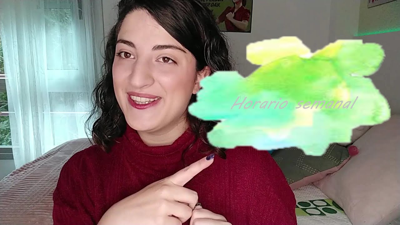 Horario semanal | ¿Bonito o funcional? | A mi futura Opositora