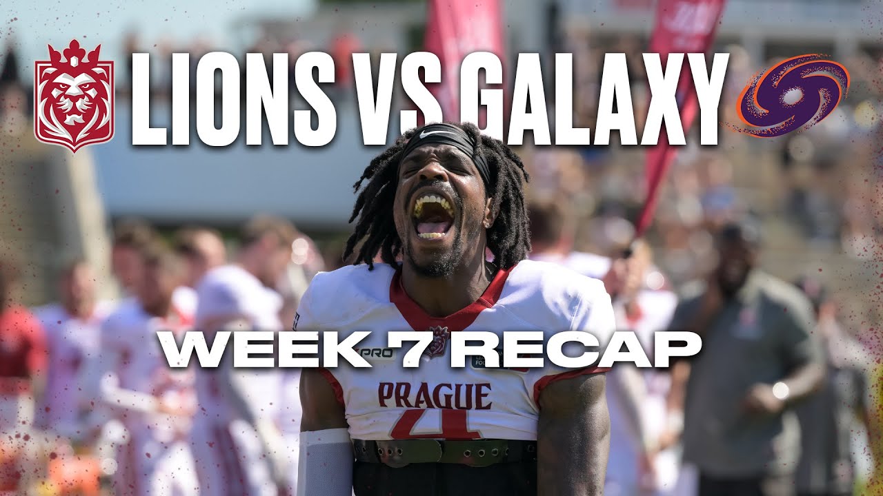WEEK 7 PRAGUE LIONS VS FRANKFURT GALAXY | EUROPEAN LEAGUE OF FOOTBALL (ELF)