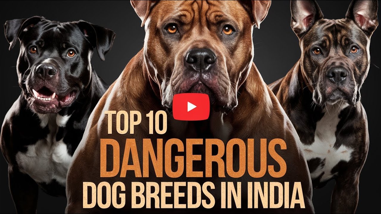 Top 10 Most Dangerous Dog Breeds in India 🐾 | Fearless & Powerful Guardians.