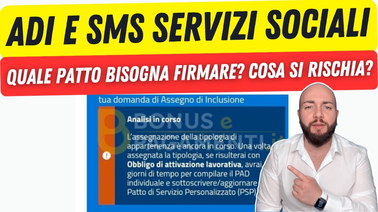 SERVIZI SOCIALI e Assegno di inclusione: quale patto bisogna firmare?