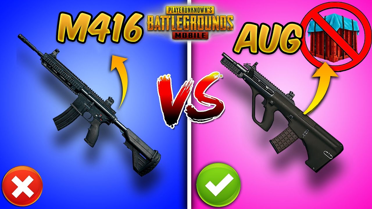 M416 против AUG: что лучше? (Обновление 2.8) Сравнение оружия в PUBG Mobile