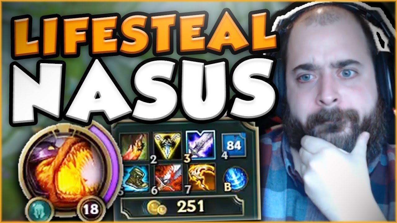 THIS 67% LIFESTEAL NASUS BUILD IS ACTUALLY BROKEN! FULL LIFESTEAL NASUS GAMEPLAY! League of Legends