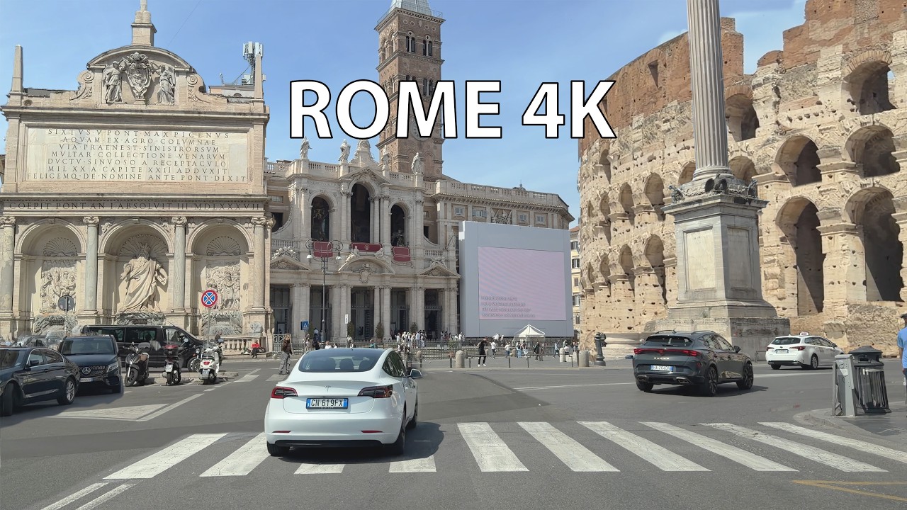 Driving Rome&rsquo;s Most Beautiful Streets - Municipio I - 4K 60FPS