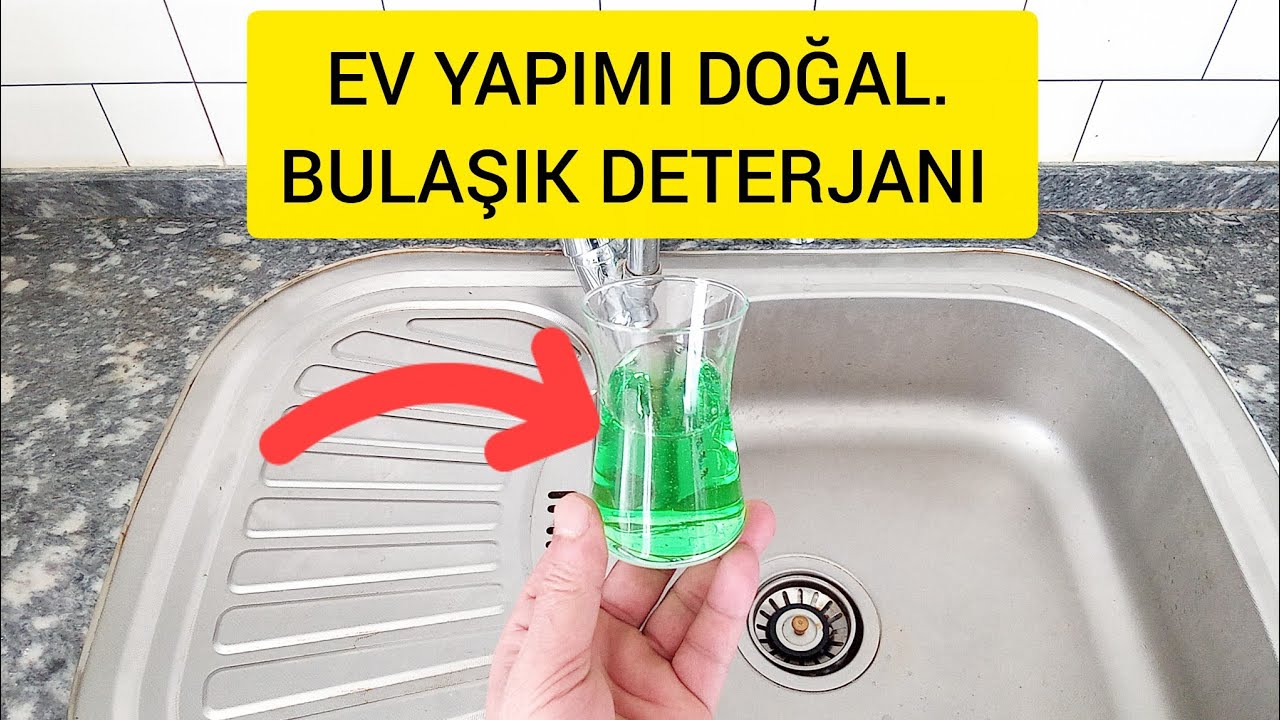 Ev Yapımı Doğal Bulaşık Deterjanı 5 Kat Ucuz 2 Kat Temiz Bulaşıklar! 😱🔥