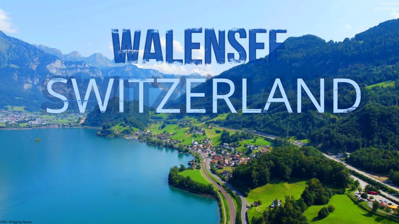 Switzerland - Walensee | Lake Walen/Walenstadt | Aerial 4k | Amazing Swiss | Europe