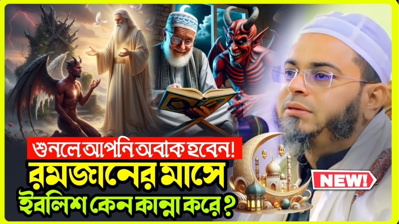 রমজান মাসে ইবলিশ কেন কান্না করে? 😭 | হৃদয় কাঁপানো ওয়াজ | মুফতি নাসির উদ্দিন আনসারী | Nuhu TV 24