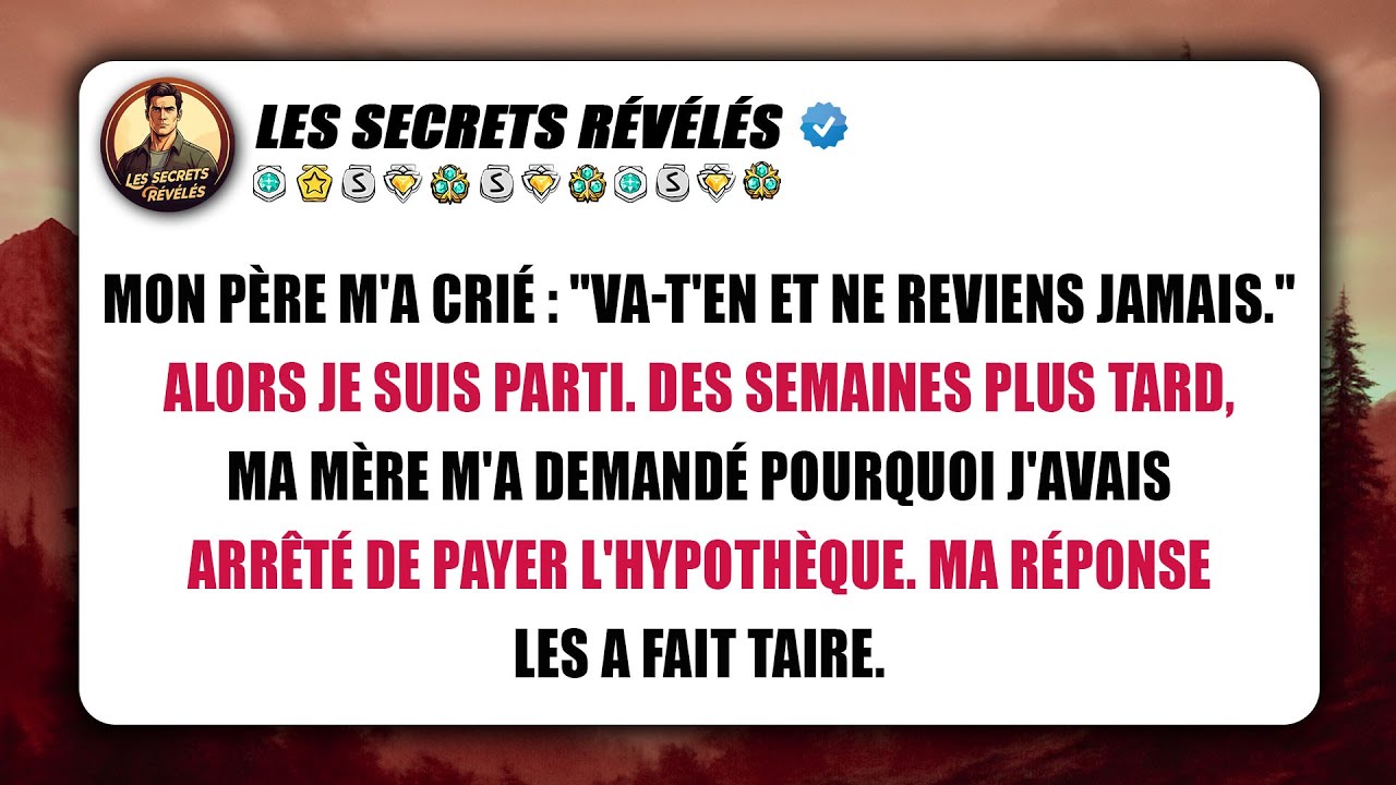 Mon père m'a crié de 