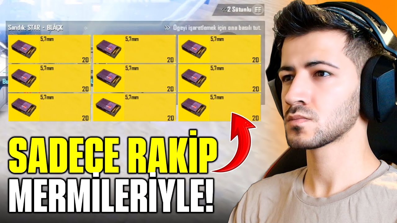 VURDUĞUM RAKİP MERMİLERİYLE WİN ALMAK? Pubg mobile