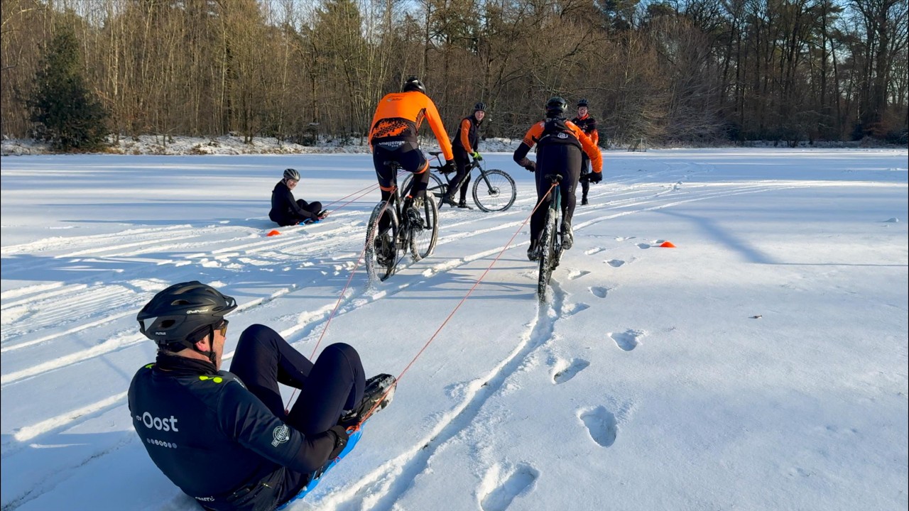 De Fietsclub S4A1: winterroute met MTB Het Twentse Ros