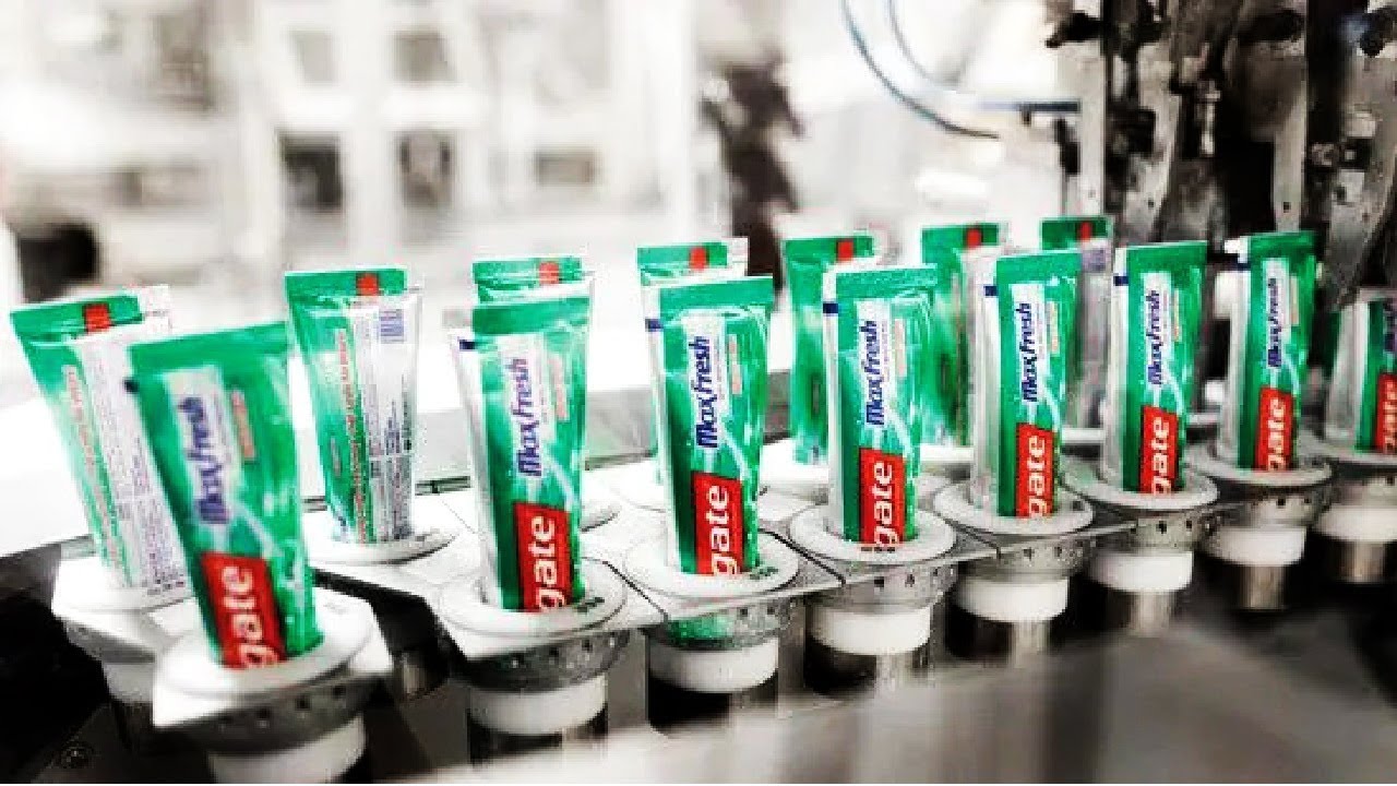 Automatic Toothpaste Manufacturing Line | Amazing Production Line of Manufacturing Process