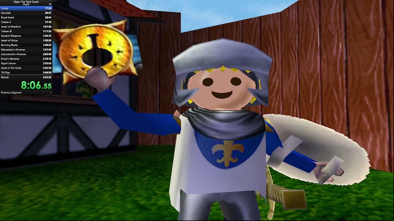 Hype the time quest 100% speedrun