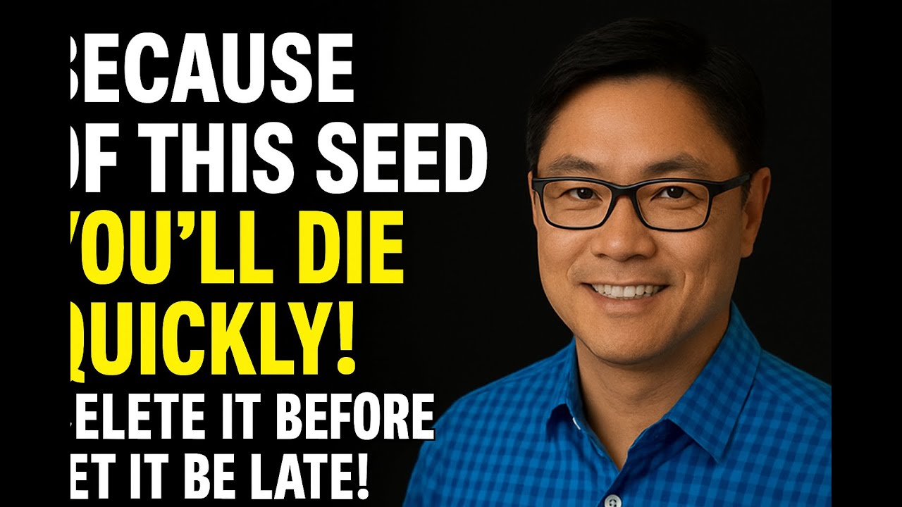 The Silent Killers : These 5 Seeds Are More Dangerous Than Alcohol for Those Over 60 DR JASON FUNG
