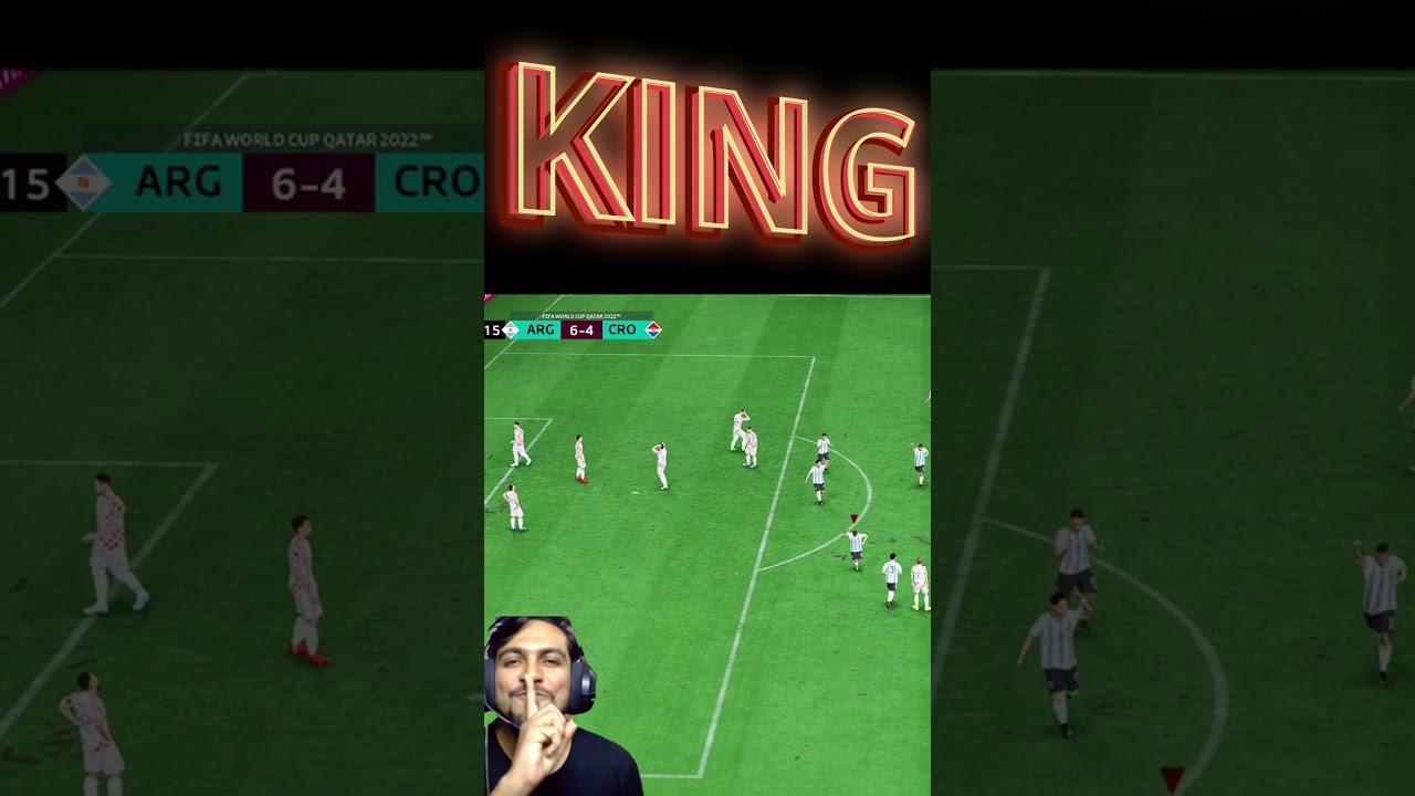 Messi Goal Against Croatia In FIFA 23 #Shorts - RtxVivek