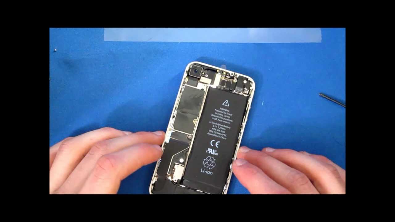 iPhone 4 Color Swap Transformation Black to White Instructions /// Part 2 /// ZEETRON