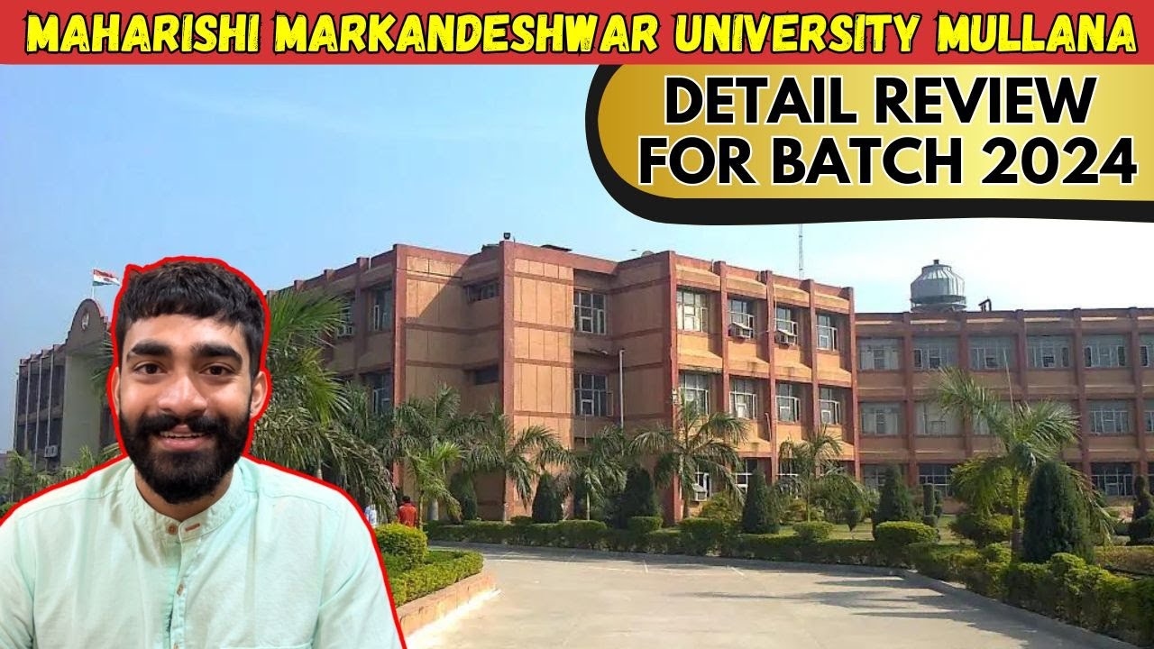 Maharishi Markandeshwar University Mullana | Mmdu Mullana | Admission Process 2024 | MMU