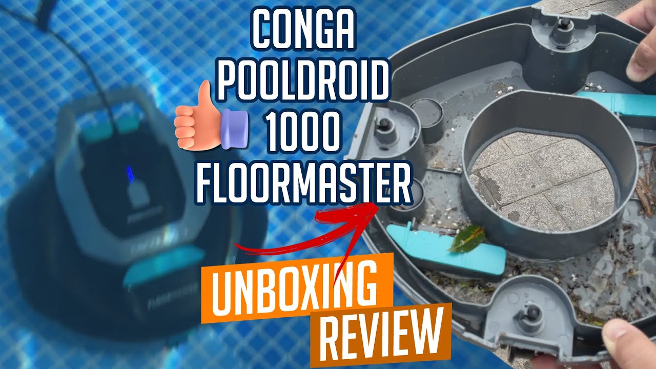 💦 EL MEJOR ROBOT LIMPIA PISCINAS CONGA POOLDROID 1000 FLOORMASTER