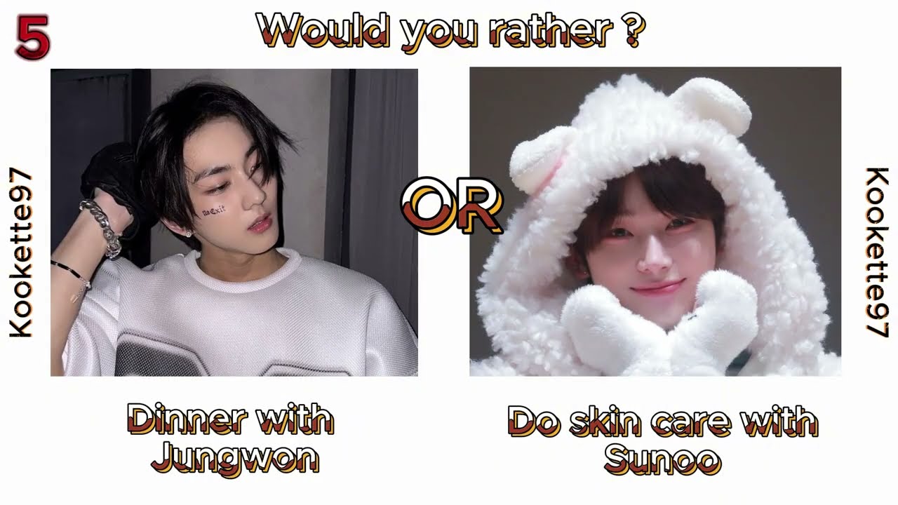 [ KPOP GAME ] 🎮 Would you rather ? || ENHYPEN EDITION