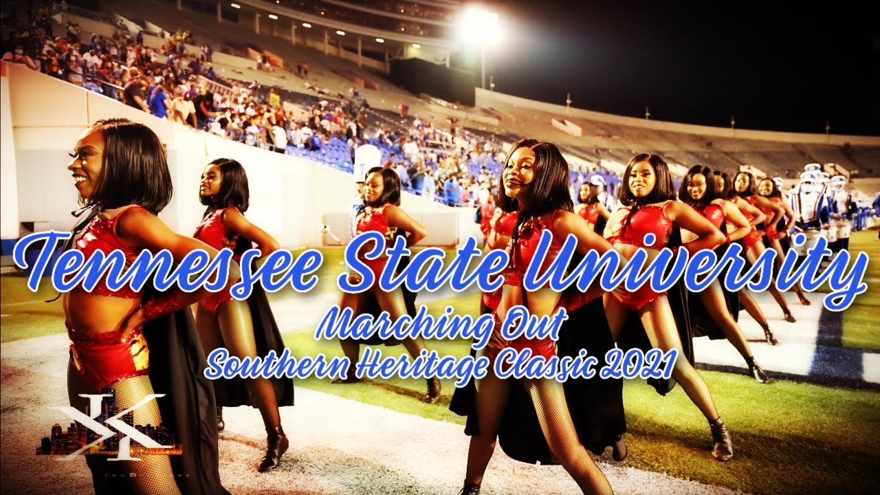 Tennessee State University - Marching Out @ the 2021 Southern Heritage Classic
