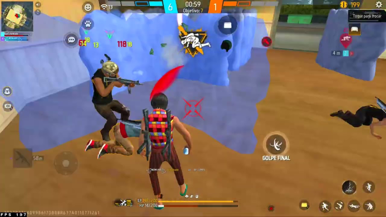 HIGHLIGHTS EM 4x4 APOSTADO! 1920x1080👑 Highlights Free Fire 4v4 (MSI 5.9) @crissszzk @bidao4849