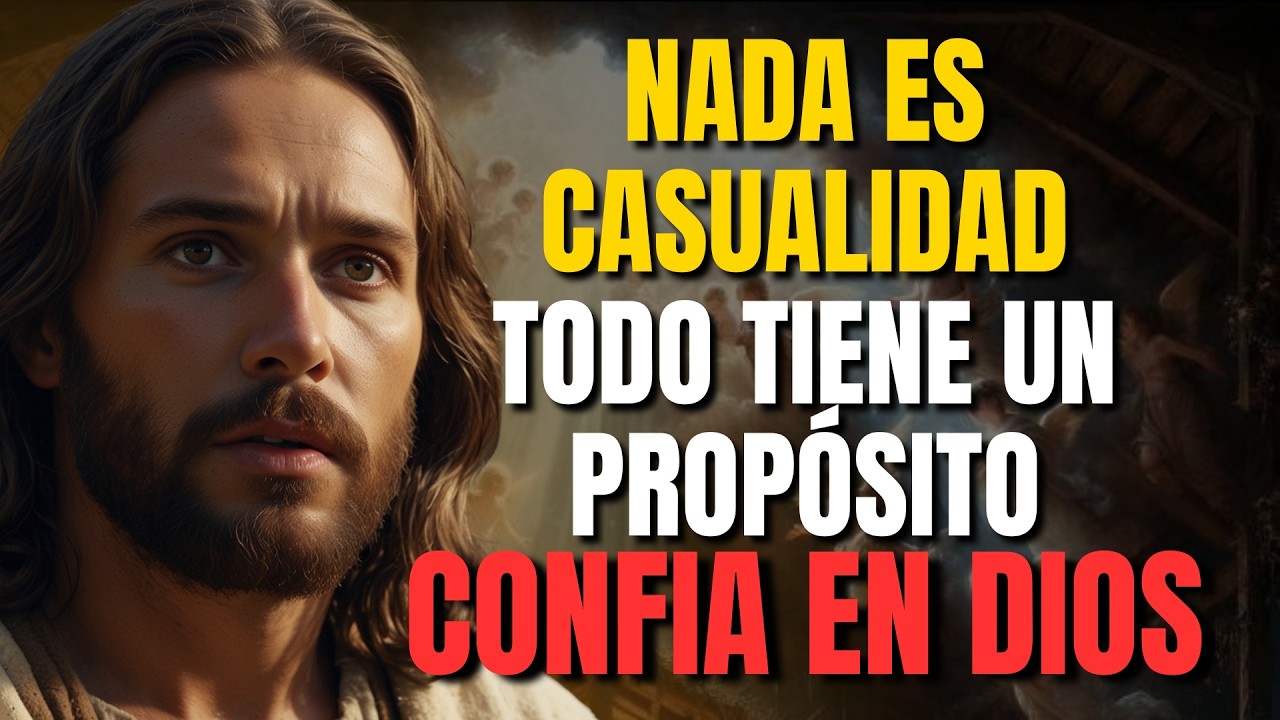 DIOS TE DICE HOY: NADA EN TU VIDA ES CASUALIDAD, TODO ESTÁ BAJO MI PROPÓSITO