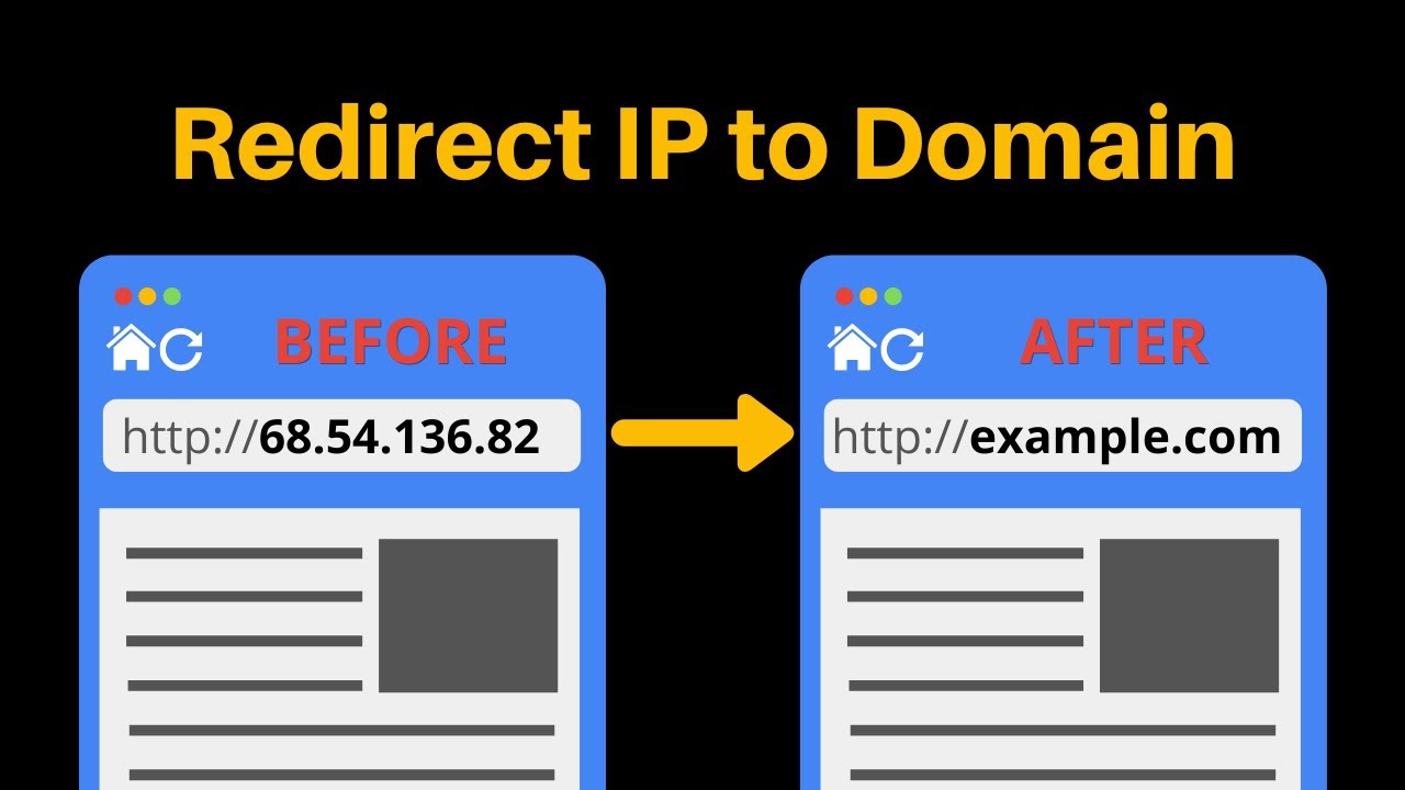 How to Redirect IP Address to Domain (Apache and Nginx)
