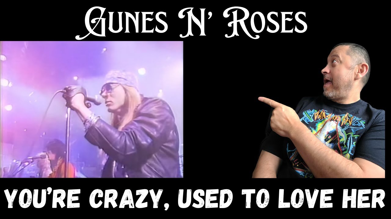 Видео первой реакции — Guns N' Roses — You're Crazy, Used To Love Her | Fox Late Show, 1988