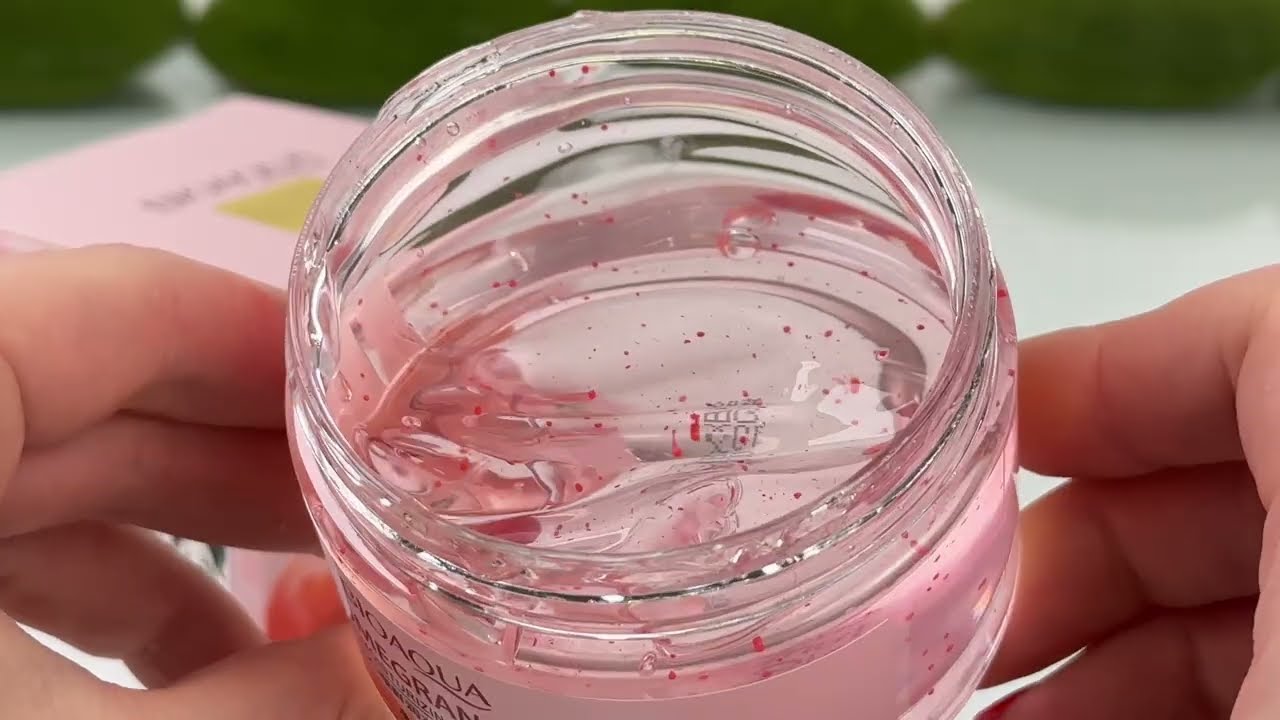 Нічна гелева маска з гранатом Pomegranate Fresh Moinsturizing Mineral Sleep Mask