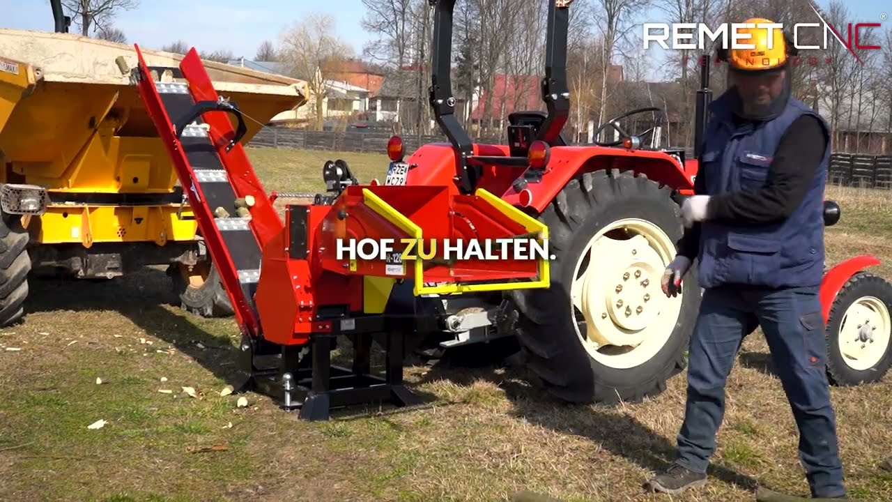 🌱 Frühlingsaktion! Holzhäcksler, Holzspalter, Schlegelmäher und Quetschen | Remetcnc.de