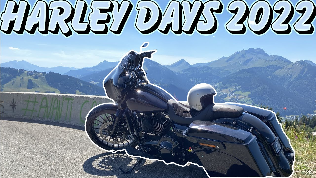 Harley Days 2022 Morzine // I Cycle From Avoriaz To Morzine During The 2022 Harley-Davidson Event 4K
