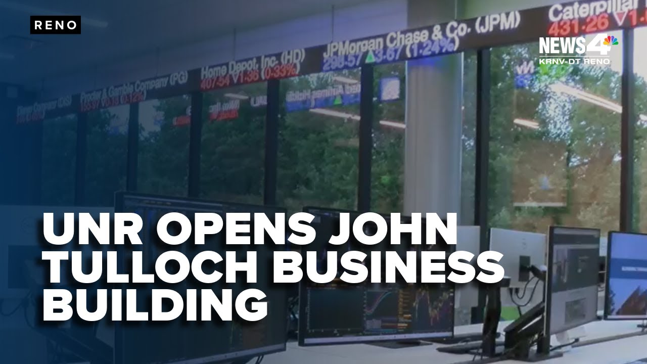 UNR community, city officials celebrate opening of John Tulloch Business Building