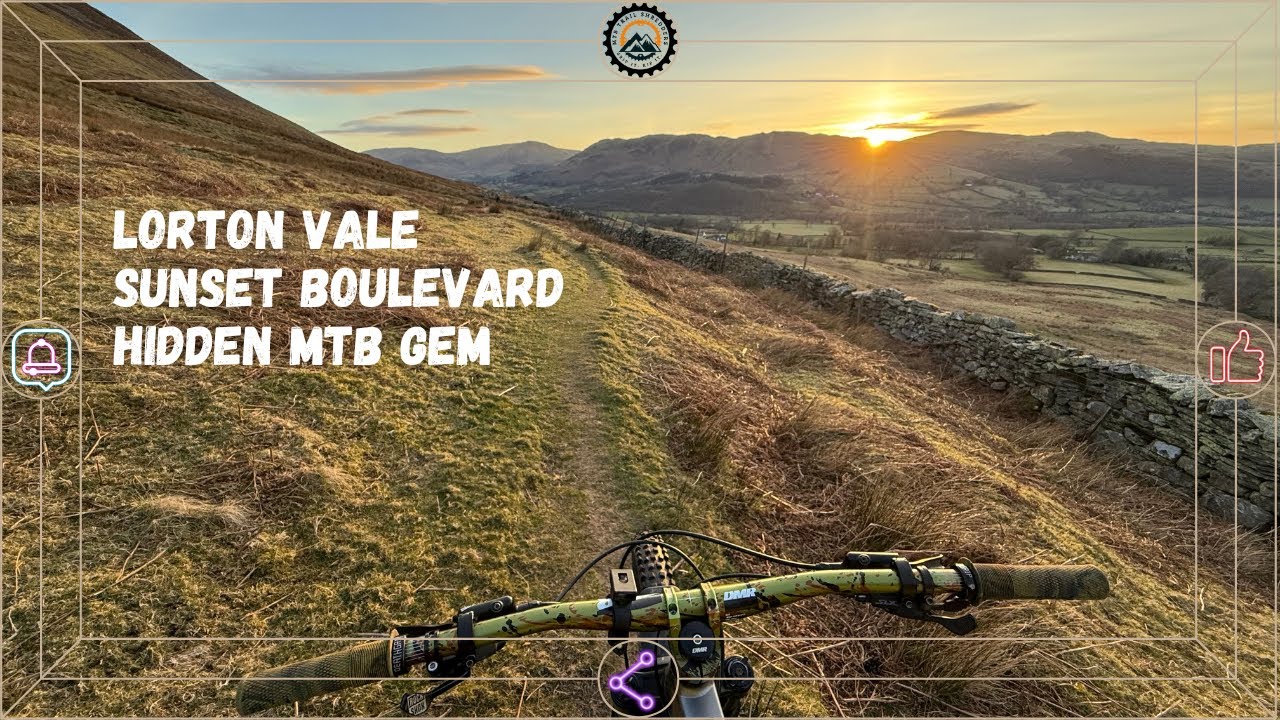 Epic MTB Singletrack at Lorton Vale — Sunset Ride to Crummock Water!