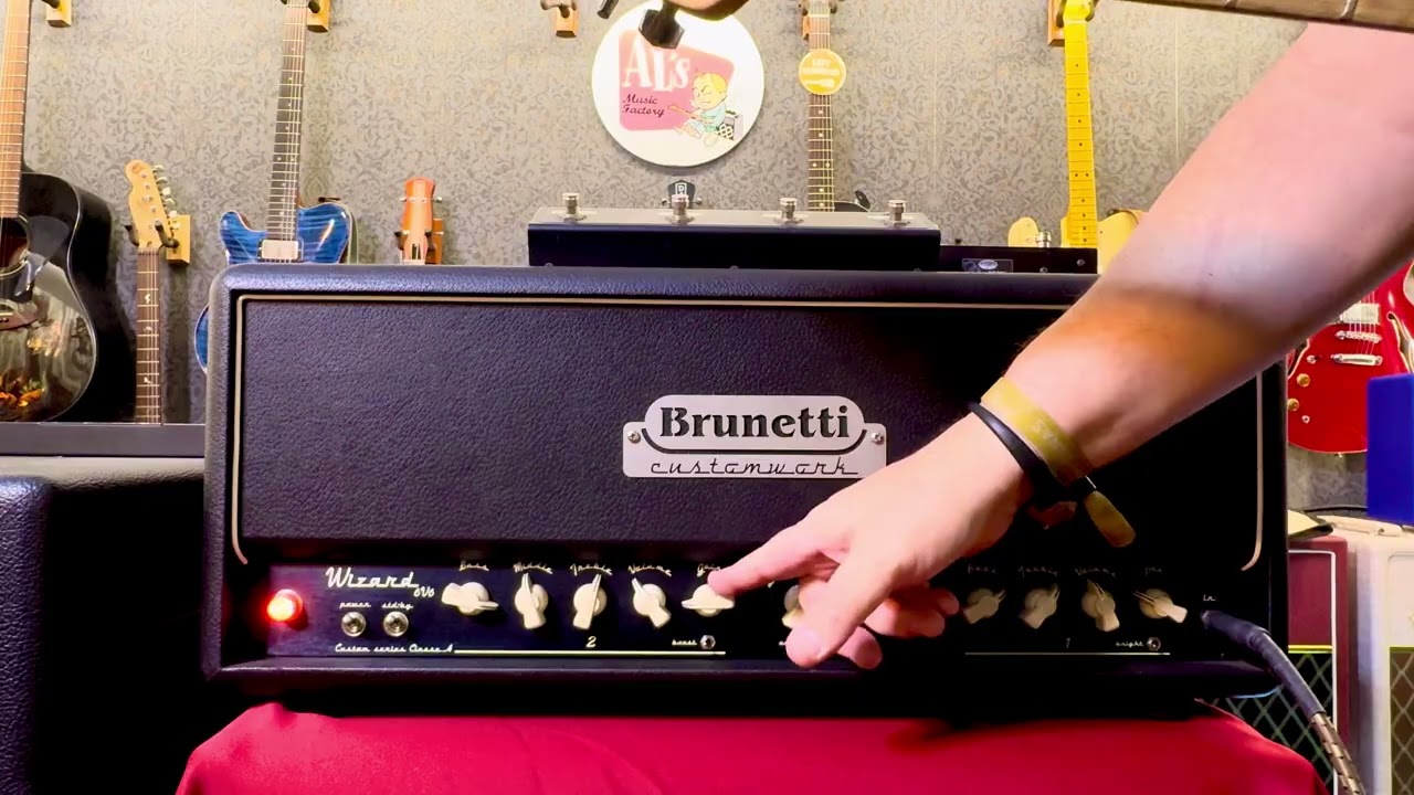 Brunetti  WIZZARD Custom Works Hand Wired 4x6V6 (Class A)S/N 006 (2006) Built for Al’s Music Factory