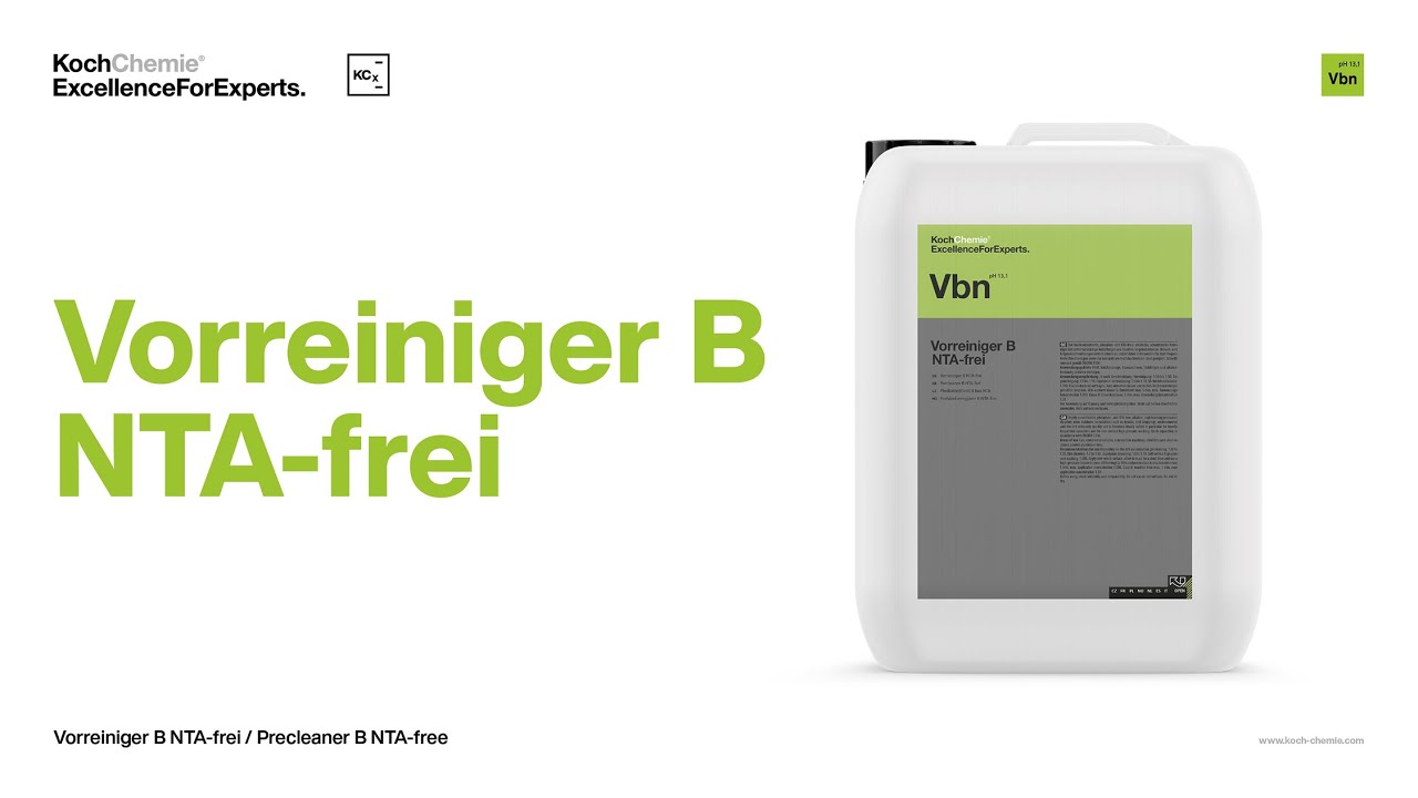 Vorreiniger B NTA-frei: Anwendung. | Koch-Chemie ExcellenceForExperts.