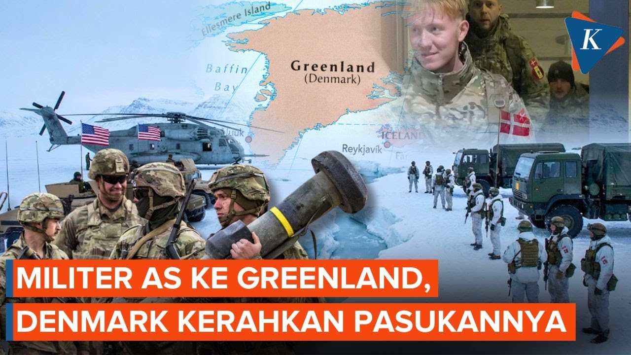 Pesawat Militer AS Tiba di Greenland, Denmark Kerahkan Pasukan Skala Besar